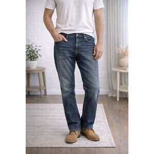 Denizen from Levi's Modern Slim Fit Mens Jeans Dark Wash Size 32x32